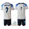 Officiële Voetbalshirt + Korte Broek Engeland Jack Grealish 7 Thuis WK 2022 - Kids